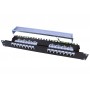 Hyperline PP3-19-16-8P8C-C5E-SH-110D Патч-панель 19, 1U, 16 портов RJ-45 полн. экран., категория 5e, Dual IDC, ROHS, цвет черный Hyperline PP3-19-16-8P8C-C5E-SH-110D Патч-панель 19, 1U, 16 портов RJ-45 полн. экран., категория 5e, Dual IDC, ROHS, цвет черный