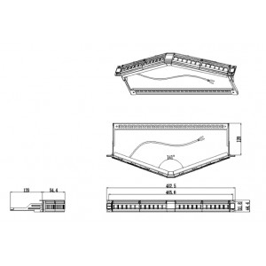 Hyperline PPBL4A-19-24-SH-RM Модульная патч-панель 19, 24 порта, угловая, 1U, для экранированных и неэкранированных модулей Keystone Jack, со съемными панелями, с задним кабельным организатором (без модулей) Hyperline PPBL4A-19-24-SH-RM Модульная патч-панель 19, 24 порта, угловая, 1U, для экранированных и неэкранированных модулей Keystone Jack, со съемными панелями, с задним кабельным организатором (без модулей)