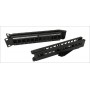 Hyperline PPBL5A-19-48-RM Модульная патч-панель 19, 48 портов, угловая, 2U, для неэкранированных модулей Keystone Jack, с 2-мя задними кабельными организаторами (без модулей) Hyperline PPBL5A-19-48-RM Модульная патч-панель 19, 48 портов, угловая, 2U, для неэкранированных модулей Keystone Jack, с 2-мя задними кабельными организаторами (без модулей)