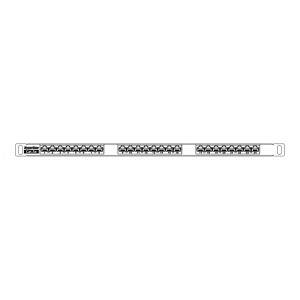 Hyperline PPHD-19-24-8P8C-C5E-SH-110D Патч-панель высокой плотности 19, 0.5U, 24 порта RJ-45, категория 5E, Dual IDC, экранированная Hyperline PPHD-19-24-8P8C-C5E-SH-110D Патч-панель высокой плотности 19, 0.5U, 24 порта RJ-45, категория 5E, Dual IDC, экранированная