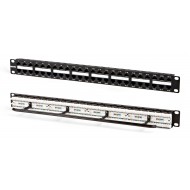 Hyperline PPHD-19-48-8P8C-C6-110D Патч-панель высокой плотности 19, 1U, 48 портов RJ-45, категория 6, Dual IDC