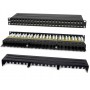 Hyperline PPHD-19-48-8P8C-C6A-110D Патч-панель высокой плотности 19, 1U, 48 портов RJ-45, неэкранированная, категория 6A, Dual IDC Hyperline PPHD-19-48-8P8C-C6A-110D Патч-панель высокой плотности 19, 1U, 48 портов RJ-45, неэкранированная, категория 6A, Dual IDC