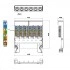 Hyperline PPTR-CSS-1-6xRJ45-C6-SH-STL Кассета для медных претерминированных решений, 6 экранированных портов RJ-45 категории 6 Hyperline PPTR-CSS-1-6xRJ45-C6-SH-STL Кассета для медных претерминированных решений, 6 экранированных портов RJ-45 категории 6
