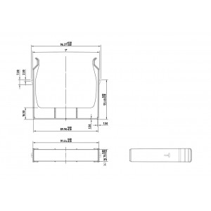 Hyperline PPTR-CSS-BLANK-PL-BK Панель-заглушка для кассет, пластиковая, цвет черный Hyperline PPTR-CSS-BLANK-PL-BK Панель-заглушка для кассет, пластиковая, цвет черный