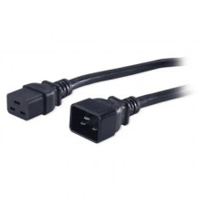 Hyperline PWC-IEC19-IEC20-3.0-BK Кабель питания IEC 320 C19 - IEC 320 C20 (3x1.5), 16A, прямая вилка, 3м, цвет черный (ПВС-АП-3*1,5-250-C19C20-16-3,0 ГОСТ 30851.1-2002 (МЭК 60320-1:1994))