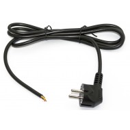 Hyperline PWC-SHM-OE-10.0-BK Кабель с вилкой Schuko (open end), длиной 10м (3x1.0 кв.мм), цвет черный (ПВС-ВП-3*1,0-250-S22-16-10,0 ГОСТ 28244-96))