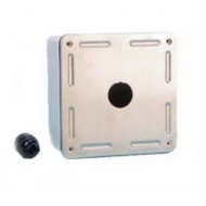 Hyperline SBB-IE-1-SL Коробка настенного монтажа для 1-го промышленного модуля, IP67, нержавеющая сталь