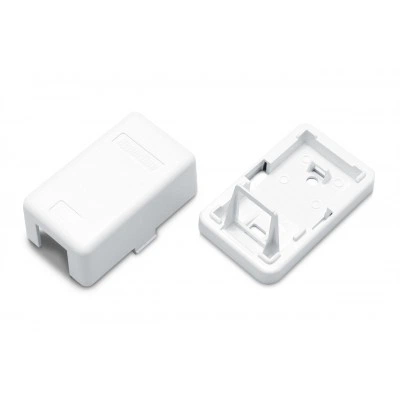 Hyperline SBB3-1-WH Корпус настенной розетки для установки 1-ой вставки типа Keystone Jack, белый
