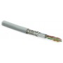 Hyperline SFUTP4-C5E-S24-IN-PVC-GY-305 (305 м) Кабель витая пара SF/UTP, категория 5e, 4 пары(24 AWG), одножильный(solid), экран - фольга + медная оплетка, PVC, –20°C – +75°C, серый - гарантия:15 лет компонентная; 25 лет системная Hyperline SFUTP4-C5E-S24-IN-PVC-GY-305 (305 м) Кабель витая пара SF/UTP, категория 5e, 4 пары(24 AWG), одножильный(solid), экран - фольга + медная оплетка, PVC, –20°C – +75°C, серый - гарантия:15 лет компонентная; 25 лет системная