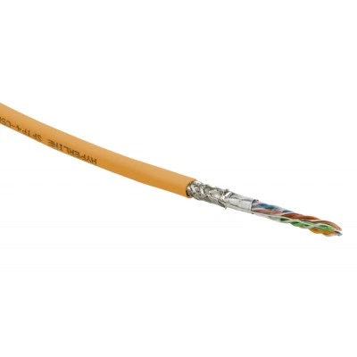 Hyperline SFUTP4-C5E-S24-IN-PVC-OR-305 (305 м) Кабель витая пара SF/UTP, категория 5e, 4 пары(24 AWG), одножильный(solid), экран - фольга + медная оплетка, PVC, –20°C – +75°C, оранжевый - гарантия:15 лет компонентная; 25 лет системная Hyperline SFUTP4-C5E-S24-IN-PVC-OR-305 (305 м) Кабель витая пара SF/UTP, категория 5e, 4 пары(24 AWG), одножильный(solid), экран - фольга + медная оплетка, PVC, –20°C – +75°C, оранжевый - гарантия:15 лет компонентная; 25 лет системная