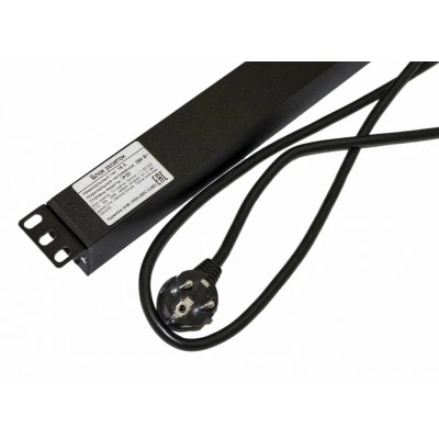 Hyperline SHE-12SH-2IEC-2.5EU Блок розеток, вертикальный, 12 розеток Schuko, 2 розетки IEC320 C13, кабель питания 2.5м (3х1.5мм2) с вилкой Schuko 16A, 250В, 730x44.4x44.4мм (ДхШхВ), корпус алюминий, черный Hyperline SHE-12SH-2IEC-2.5EU Блок розеток, вертикальный, 12 розеток Schuko, 2 розетки IEC320 C13, кабель питания 2.5м (3х1.5мм2) с вилкой Schuko 16A, 250В, 730x44.4x44.4мм (ДхШхВ), корпус алюминий, черный