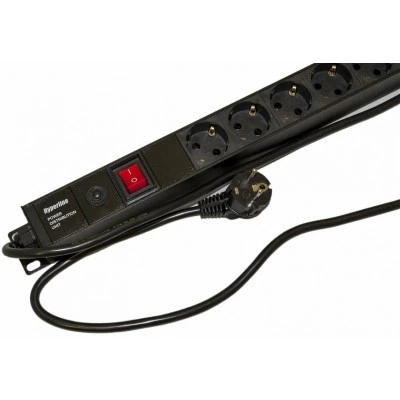 Hyperline SHE-12SH-4IEC-SF-2.5EU Блок розеток, вертикальный, 12 розеток Schuko, 4 розетки IEC320 C13, выкл. с подсветкой, защита от перенапряжения, кабель питания 2.5м (3х1.5мм2) с вилкой Schuko 16A, 250В, 950x44.4x44.4мм (ДхШхВ), корпус алюминий, черный Hyperline SHE-12SH-4IEC-SF-2.5EU Блок розеток, вертикальный, 12 розеток Schuko, 4 розетки IEC320 C13, выкл. с подсветкой, защита от перенапряжения, кабель питания 2.5м (3х1.5мм2) с вилкой Schuko 16A, 250В, 950x44.4x44.4мм (ДхШхВ), корпус алюминий, черный