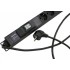 Hyperline SHE-15SH-3IEC-B-2.5EU Блок розеток, вертикальный, 15 розеток Schuko, 3 розетки IEC320 C13, автоматический выключатель, кабель питания 2.5м (3х1.5мм2) с вилкой Schuko 16A, 250В, 1040x44.4x44.4мм (ДхШхВ), корпус алюминий, черный Hyperline SHE-15SH-3IEC-B-2.5EU Блок розеток, вертикальный, 15 розеток Schuko, 3 розетки IEC320 C13, автоматический выключатель, кабель питания 2.5м (3х1.5мм2) с вилкой Schuko 16A, 250В, 1040x44.4x44.4мм (ДхШхВ), корпус алюминий, черный