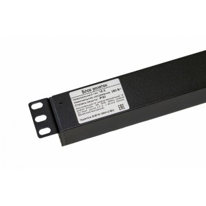 Hyperline SHE-19SH-2.5EU Блок розеток, вертикальный, 19 розеток Schuko, кабель питания 2.5м (3х1.5мм2) с вилкой Schuko 16A, 250В, 780x44.4x44.4мм (ДхШхВ), корпус алюминий, черный Hyperline SHE-19SH-2.5EU Блок розеток, вертикальный, 19 розеток Schuko, кабель питания 2.5м (3х1.5мм2) с вилкой Schuko 16A, 250В, 780x44.4x44.4мм (ДхШхВ), корпус алюминий, черный