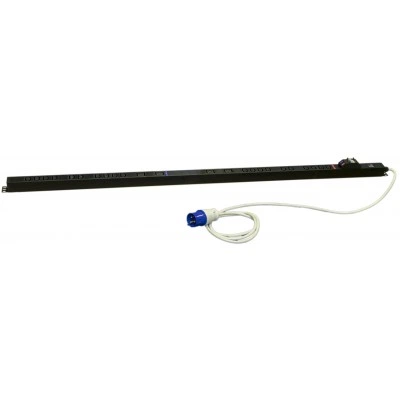 Hyperline SHE-20IEC-4BIEC-B-3PVB Блок розеток, вертикальный, 20 розеток IEC320 C13, 4 розетки IEC320 C19, автоматич. выключатель, кабель питания 3м (3х4.0мм2) с вилкой IEC 60309 32А (2х16A) (2P+E), 250В, 1556x44.4x44.4мм (ДхШхВ), корпус алюминий, черный Hyperline SHE-20IEC-4BIEC-B-3PVB Блок розеток, вертикальный, 20 розеток IEC320 C13, 4 розетки IEC320 C19, автоматич. выключатель, кабель питания 3м (3х4.0мм2) с вилкой IEC 60309 32А (2х16A) (2P+E), 250В, 1556x44.4x44.4мм (ДхШхВ), корпус алюминий, черный