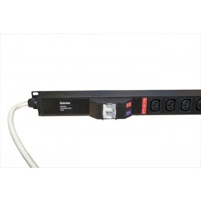 Hyperline SHE-20IEC-4BIEC-B-3PVB Блок розеток, вертикальный, 20 розеток IEC320 C13, 4 розетки IEC320 C19, автоматич. выключатель, кабель питания 3м (3х4.0мм2) с вилкой IEC 60309 32А (2х16A) (2P+E), 250В, 1556x44.4x44.4мм (ДхШхВ), корпус алюминий, черный Hyperline SHE-20IEC-4BIEC-B-3PVB Блок розеток, вертикальный, 20 розеток IEC320 C13, 4 розетки IEC320 C19, автоматич. выключатель, кабель питания 3м (3х4.0мм2) с вилкой IEC 60309 32А (2х16A) (2P+E), 250В, 1556x44.4x44.4мм (ДхШхВ), корпус алюминий, черный