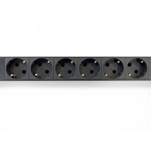 Hyperline SHE-24SH-BAV-CB Блок розеток, вертикальный, 24 розетки Schuko, автоматический выключатель, амперметр/вольтметр, без кабеля питания, клеммная колодка 32A, 250В, 1863x44.5x44.5мм (ДхШхВ), корпус алюминий, черный Hyperline SHE-24SH-BAV-CB Блок розеток, вертикальный, 24 розетки Schuko, автоматический выключатель, амперметр/вольтметр, без кабеля питания, клеммная колодка 32A, 250В, 1863x44.5x44.5мм (ДхШхВ), корпус алюминий, черный