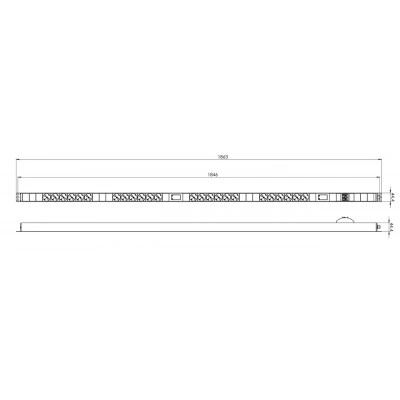 Hyperline SHE-24SH-BAV-CB Блок розеток, вертикальный, 24 розетки Schuko, автоматический выключатель, амперметр/вольтметр, без кабеля питания, клеммная колодка 32A, 250В, 1863x44.5x44.5мм (ДхШхВ), корпус алюминий, черный Hyperline SHE-24SH-BAV-CB Блок розеток, вертикальный, 24 розетки Schuko, автоматический выключатель, амперметр/вольтметр, без кабеля питания, клеммная колодка 32A, 250В, 1863x44.5x44.5мм (ДхШхВ), корпус алюминий, черный
