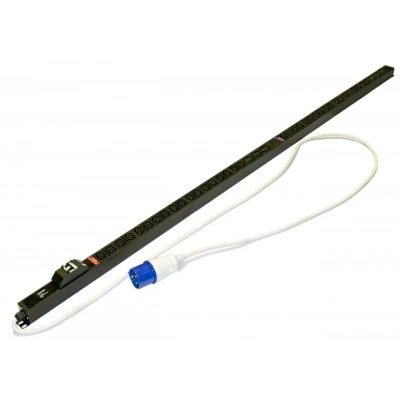 Hyperline SHE-36IEC-6BIEC-B-2.5PVB Блок розеток, вертикальный, 36 розеток IEC320 C13, 6 розеток IEC320 C19, автоматический выключатель, кабель питания 2.5м (3х4.0мм2) с вилкой IEC 60309 32A (2P+E), 250В, 1860x44.4x44.4мм (ДхШхВ), корпус алюминий, черный Hyperline SHE-36IEC-6BIEC-B-2.5PVB Блок розеток, вертикальный, 36 розеток IEC320 C13, 6 розеток IEC320 C19, автоматический выключатель, кабель питания 2.5м (3х4.0мм2) с вилкой IEC 60309 32A (2P+E), 250В, 1860x44.4x44.4мм (ДхШхВ), корпус алюминий, черный
