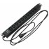 Hyperline SHE19-10IEC-2.5IEC Блок розеток для 19 шкафов, горизонтальный, 10 розеток IEC320 C13, кабель питания 2.5м (3х1.0мм2) с вилкой IEC320 C14 10A, 250В, 482.6x44.4x44.4мм (ШхГхВ), корпус алюминий, черный Hyperline SHE19-10IEC-2.5IEC Блок розеток для 19 шкафов, горизонтальный, 10 розеток IEC320 C13, кабель питания 2.5м (3х1.0мм2) с вилкой IEC320 C14 10A, 250В, 482.6x44.4x44.4мм (ШхГхВ), корпус алюминий, черный