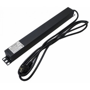 Hyperline SHE19-12IEC-2.5EU Блок розеток для 19 шкафов, горизонтальный, 12 розеток IEC320 C13, кабель питания 2.5м (3х1.5мм2) с вилкой Schuko 16A, 250В, 482.6x44.4x44.4мм (ШхГхВ), корпус алюминий, черный Hyperline SHE19-12IEC-2.5EU Блок розеток для 19 шкафов, горизонтальный, 12 розеток IEC320 C13, кабель питания 2.5м (3х1.5мм2) с вилкой Schuko 16A, 250В, 482.6x44.4x44.4мм (ШхГхВ), корпус алюминий, черный