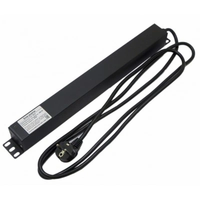 Hyperline SHE19-3SH-3IEC-2.5EU Блок розеток для 19 шкафов, горизонтальный, 3 розетки Schuko, 3 розетки IEC320 C13, кабель питания 2.5м (3х1.5мм2) с вилкой Schuko 16A, 250В, 482.6x44.4x44.4мм (ШхГхВ), корпус алюминий, черный Hyperline SHE19-3SH-3IEC-2.5EU Блок розеток для 19 шкафов, горизонтальный, 3 розетки Schuko, 3 розетки IEC320 C13, кабель питания 2.5м (3х1.5мм2) с вилкой Schuko 16A, 250В, 482.6x44.4x44.4мм (ШхГхВ), корпус алюминий, черный