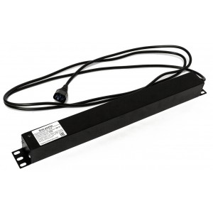 Hyperline SHE19-6SH-2.5IEC Блок розеток для 19 шкафов, горизонтальный, 6 розеток Schuko, кабель питания 2.5м (3х1.0мм2) с вилкой IEC320 C14 10A, 250В, 482.6x44.4x44.4мм (ШхГхВ), корпус алюминий, черный Hyperline SHE19-6SH-2.5IEC Блок розеток для 19 шкафов, горизонтальный, 6 розеток Schuko, кабель питания 2.5м (3х1.0мм2) с вилкой IEC320 C14 10A, 250В, 482.6x44.4x44.4мм (ШхГхВ), корпус алюминий, черный