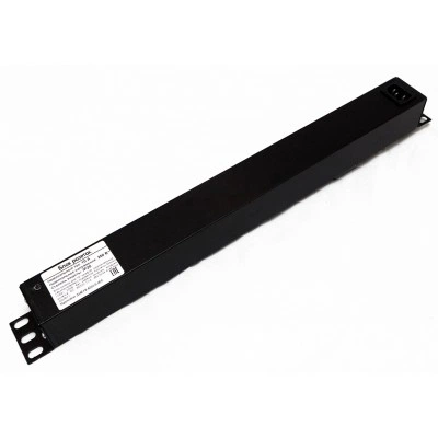 Hyperline SHE19-6SH-S-IEC Блок розеток для 19 шкафов, горизонтальный, горизонтальный, 6 розеток Schuko, выключатель с подстветкой, без кабеля питания, входной разъем IEC320 C14 10А, 250В, 482.6х44.4х44.4мм (ШхГхВ), корпус алюминий, черный Hyperline SHE19-6SH-S-IEC Блок розеток для 19 шкафов, горизонтальный, горизонтальный, 6 розеток Schuko, выключатель с подстветкой, без кабеля питания, входной разъем IEC320 C14 10А, 250В, 482.6х44.4х44.4мм (ШхГхВ), корпус алюминий, черный