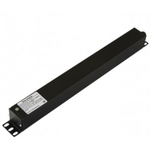 Hyperline SHE19-9SH-CB Блок розеток для 19 шкафов, горизонтальный, 9 розеток Schuko, без кабеля питания, клеммная колодка 16A, 250В, 482.6x44.4x44.4мм (ШхГхВ), корпус алюминий, черный Hyperline SHE19-9SH-CB Блок розеток для 19 шкафов, горизонтальный, 9 розеток Schuko, без кабеля питания, клеммная колодка 16A, 250В, 482.6x44.4x44.4мм (ШхГхВ), корпус алюминий, черный