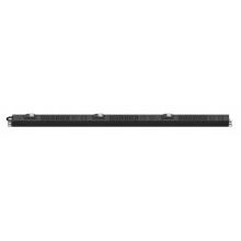 Hyperline SHT-18IEC-6BIEC-3V-3PVR Блок розеток, вертикальный, 3 блока по 6 розеток IEC320 С13 + 2 розетки IEC320 С19 + авт. выключатель, кабель питания 3м (5х6.0мм2) с вилкой IEC 60309 32A (3P+N+E), 380В, 1556х68х44.4мм (ДхШхВ), копрус алюминий, черный