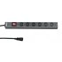 Hyperline SHT19-6IEC-S-2.5IEC Блок розеток для 19 шкафов, горизонтальный, 6 розеток IEC320 C13, выключатель с подсветкой, кабель питания 2.5м (3х1.0мм2) с вилкой IEC320 C14 10A, 250В, 482.6x44.4x44.4мм (ШхГхВ), корпус алюминий Hyperline SHT19-6IEC-S-2.5IEC Блок розеток для 19 шкафов, горизонтальный, 6 розеток IEC320 C13, выключатель с подсветкой, кабель питания 2.5м (3х1.0мм2) с вилкой IEC320 C14 10A, 250В, 482.6x44.4x44.4мм (ШхГхВ), корпус алюминий