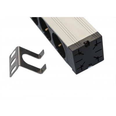 Hyperline SHZ19-8SH-S-2.5EU Блок розеток для 19 шкафов, горизонтальный, 8 розеток Schuko, выключатель с подсветкой, кабель питания 2.5м (3х1.5мм2) с вилкой Schuko 16A, 250В, 482.6x44.4x44.4мм (ШхГхВ), корпус алюминий Hyperline SHZ19-8SH-S-2.5EU Блок розеток для 19 шкафов, горизонтальный, 8 розеток Schuko, выключатель с подсветкой, кабель питания 2.5м (3х1.5мм2) с вилкой Schuko 16A, 250В, 482.6x44.4x44.4мм (ШхГхВ), корпус алюминий