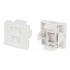 Hyperline SIP2-1K-M45-45 Вставка 45x45 (аналог Mosaic) для 1 модуля формата Keystone Jack, со шторкой Hyperline SIP2-1K-M45-45 Вставка 45x45 (аналог Mosaic) для 1 модуля формата Keystone Jack, со шторкой