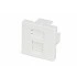 Hyperline SIP2-1K-M45-45 Вставка 45x45 (аналог Mosaic) для 1 модуля формата Keystone Jack, со шторкой Hyperline SIP2-1K-M45-45 Вставка 45x45 (аналог Mosaic) для 1 модуля формата Keystone Jack, со шторкой
