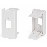 Hyperline SIP2-1SC/DLC-M45-22.5 Вставка 45x22,5 (аналог Mosaic) для 1 симплексного SC/DLC адаптера, белая