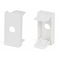 Hyperline SIP2-1ST/FC-M45-22.5 Вставка 45x22,5 (аналог Mosaic) для 1 симплексного ST/FC адаптера, белая