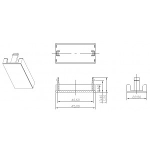 Hyperline SIP2-BL-M45-22.5-BK Вставка-заглушка 45x22,5 (аналог Mosaic), черная Hyperline SIP2-BL-M45-22.5-BK Вставка-заглушка 45x22,5 (аналог Mosaic), черная