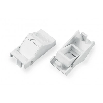 Hyperline SIP2A-1K-M45-22.5 Вставка угловая 45x22.5 (аналог Mosaic) для 1 модуля формата Keystone Jack, со шторками, ROHS, белая Hyperline SIP2A-1K-M45-22.5 Вставка угловая 45x22.5 (аналог Mosaic) для 1 модуля формата Keystone Jack, со шторками, ROHS, белая
