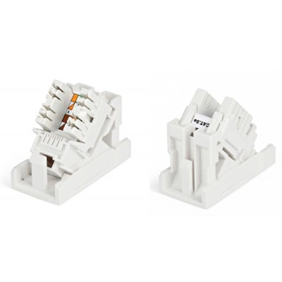 Hyperline SIP2K-C5E-M45-22.5 Розетка (вставка) 45x22,5 (аналог Mosaic) с наклонным модулем RJ-45 категории 5е Hyperline SIP2K-C5E-M45-22.5 Розетка (вставка) 45x22,5 (аналог Mosaic) с наклонным модулем RJ-45 категории 5е