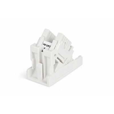 Hyperline SIP2K-C5E-M45-22.5 Розетка (вставка) 45x22,5 (аналог Mosaic) с наклонным модулем RJ-45 категории 5е Hyperline SIP2K-C5E-M45-22.5 Розетка (вставка) 45x22,5 (аналог Mosaic) с наклонным модулем RJ-45 категории 5е