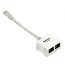 Hyperline SPL-BRIDGE Разветвитель RJ-45 4Prр.USOC -> 2 x 4Pr.USOC