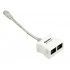 Hyperline SPL-YT4-E2-E2 Разветвитель RJ-45 4Pr.T568A/T568B -> 2 x 2Pr.10BASE-T Hyperline SPL-YT4-E2-E2 Разветвитель RJ-45 4Pr.T568A/T568B -> 2 x 2Pr.10BASE-T