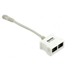 Hyperline SPL-YT4-E2-U2 Разветвитель RJ-45 4Pr.T568A/T568B -> 2Pr.10BASE + 2Pr.USOC