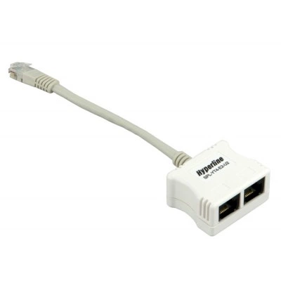 Hyperline SPL-YT4-E2-U2 Разветвитель RJ-45 4Pr.T568A/T568B -> 2Pr.10BASE + 2Pr.USOC Hyperline SPL-YT4-E2-U2 Разветвитель RJ-45 4Pr.T568A/T568B -> 2Pr.10BASE + 2Pr.USOC
