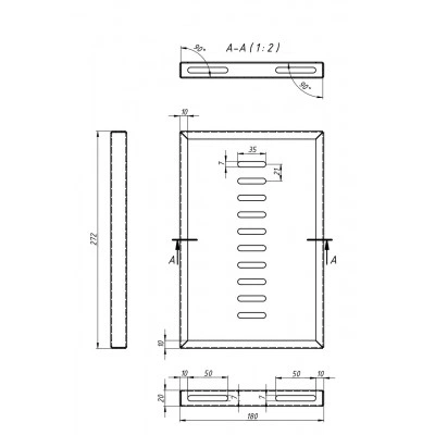 Hyperline SSH3-180-RAL9005 Полка для 10 шкафов TDC/TDB 272 x 180 мм, уст. размер 254 мм, цвет черный (RAL 9005) Hyperline SSH3-180-RAL9005 Полка для 10 шкафов TDC/TDB 272 x 180 мм, уст. размер 254 мм, цвет черный (RAL 9005)