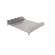 Hyperline TAL3-1U-250-RAL7035 Полка угловая с перфорацией 19, 1U, ширина 440 мм, глубина 250 мм, цвет серый (RAL 7035)