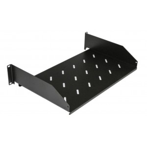 Hyperline TAL3-2U-300-RAL9005 Полка угловая с перфорацией 19, 2U, ширина 440 мм, глубина 300 мм, цвет черный (RAL 9005) Hyperline TAL3-2U-300-RAL9005 Полка угловая с перфорацией 19, 2U, ширина 440 мм, глубина 300 мм, цвет черный (RAL 9005)