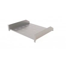 Hyperline TAL3-2U-600-RAL7035 Полка угловая с перфорацией 19, 2U, ширина 440 мм, глубина 600 мм, цвет серый (RAL 7035)