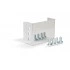 Hyperline TB2-KIT-SL Комплект для скрепления шкафов серии TTB, TTR между собой (4 скобы + 8 винтов), нержавеющая сталь Hyperline TB2-KIT-SL Комплект для скрепления шкафов серии TTB, TTR между собой (4 скобы + 8 винтов), нержавеющая сталь