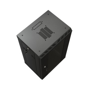 Hyperline TDB-15U-GP-RAL9004 Шкаф настенный 10, 15U, 774,5х390х300, уст. размер 254 мм, со стеклянной дверью, открывающиеся стенки, возможность установки вентилятора, цвет черный (RAL 9004) (собранный) Hyperline TDB-15U-GP-RAL9004 Шкаф настенный 10, 15U, 774,5х390х300, уст. размер 254 мм, со стеклянной дверью, открывающиеся стенки, возможность установки вентилятора, цвет черный (RAL 9004) (собранный)